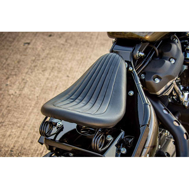 Rick''S Motorcycles, Bobber Solo Seat. Kit. Black Fender Rear Rick's Motorcycles