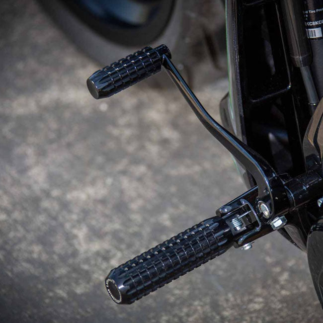 Rick''S Motorcycles, Clubstyle Shift Peg Ak 4.7. Black Adj Passenger Peg Kits Rick's Motorcycles