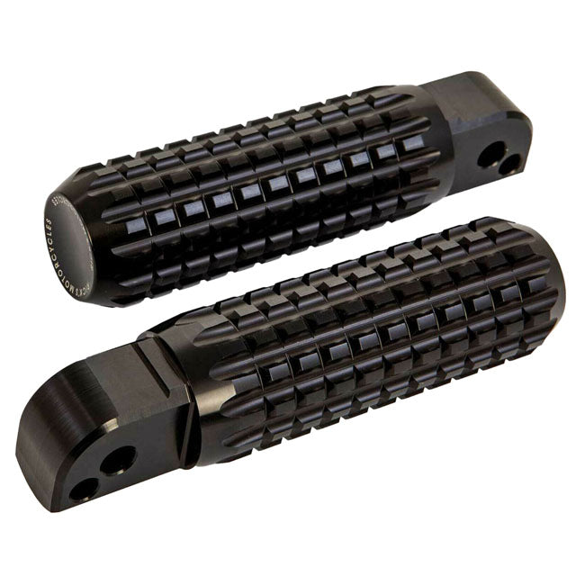 Rick''S Motorcycles, Passenger Foot Pegs Ak 4.7. Black Adj Passenger Peg Kits Rick's Motorcycles