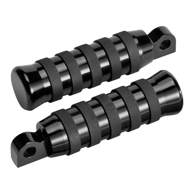 Rick''S Motorcycles, Foot Pegs O Ring Style. Black Passenger Pegs Rick's Motorcycles