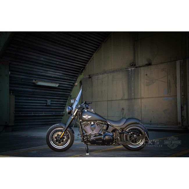 *14 DAYS EXTRA TRANSIT TIME* Rick''s Motorcycles, side mount license plate kit. Black LICENSE PLATE HOLDERS Rick''S Motorcycles