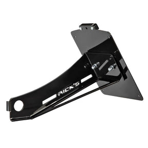 Rick''S Motorcycles, Side Mount License Plate Bracket. Black License Plate Holders Rick's Motorcycles