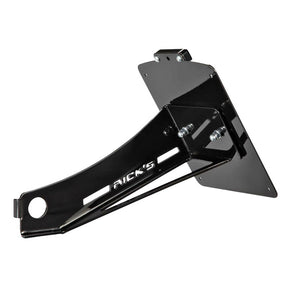 *14 DAYS EXTRA TRANSIT TIME* Rick''s Motorcycles, side mount License plate bracket. Black LICENSE PLATE HOLDERS Rick''S Motorcycles