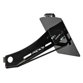 *14 DAYS EXTRA TRANSIT TIME* Rick''s Motorcycles, side mount License plate bracket. Black LICENSE PLATE HOLDERS Rick''S Motorcycles