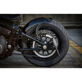 *14 DAYS EXTRA TRANSIT TIME* Rick''s Motorcycles, side mount license plate kit short Black LICENSE PLATE HOLDERS Rick''S Motorcycles