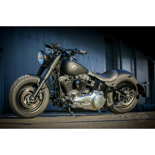 *14 DAYS EXTRA TRANSIT TIME* Rick''s Motorcycles, side mount license plate kit short Black LICENSE PLATE HOLDERS Rick''S Motorcycles