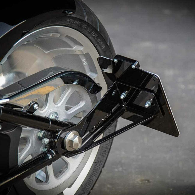 Rick''S Motorcycles, Side Mount License Plate Bracket. Black License Plate Holders Rick's Motorcycles