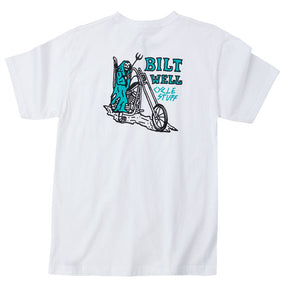 Biltwell Reaper t-shirt white T-SHIRTS Biltwell