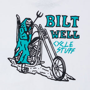 Biltwell Reaper t-shirt white T-SHIRTS Biltwell