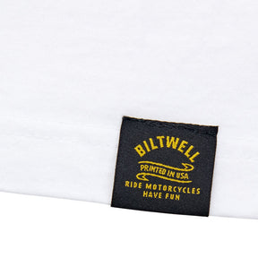 Biltwell Reaper t-shirt white T-SHIRTS Biltwell
