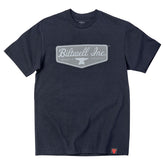 Biltwell Grey shield t-shirt black T-SHIRTS Biltwell