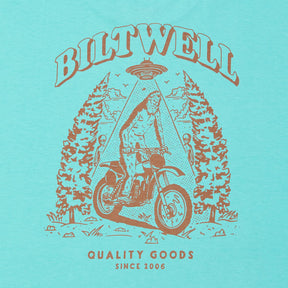 Biltwell Squatch t-shirt chalky mint T-SHIRTS Biltwell