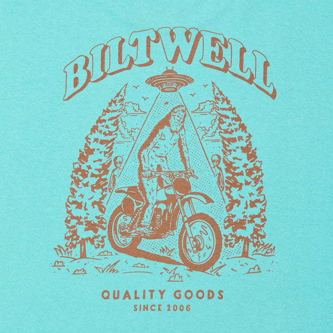 Biltwell Squatch t-shirt chalky mint T-SHIRTS Biltwell