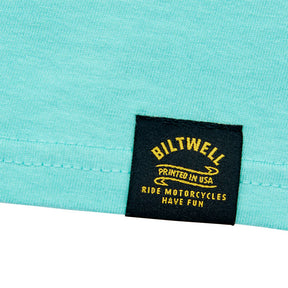 Biltwell Squatch t-shirt chalky mint T-SHIRTS Biltwell