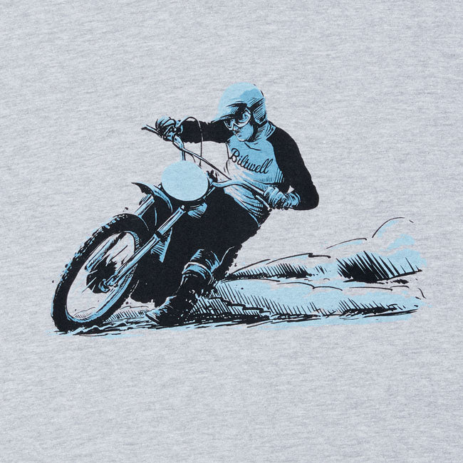 Biltwell Roost t-shirt sporty gray T-SHIRTS Biltwell