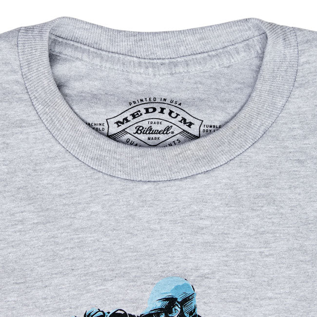 Biltwell Roost t-shirt sporty gray T-SHIRTS Biltwell