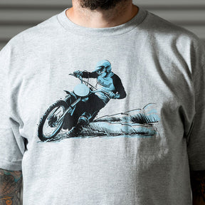 Biltwell Roost t-shirt sporty gray T-SHIRTS Biltwell
