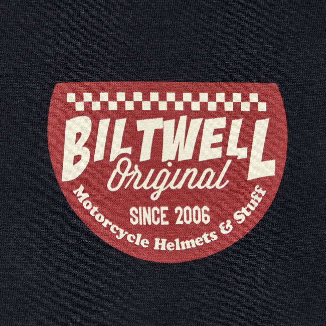 Biltwell Left turn long sleeve t-shirt black T-SHIRTS LONG SLEEVE Biltwell