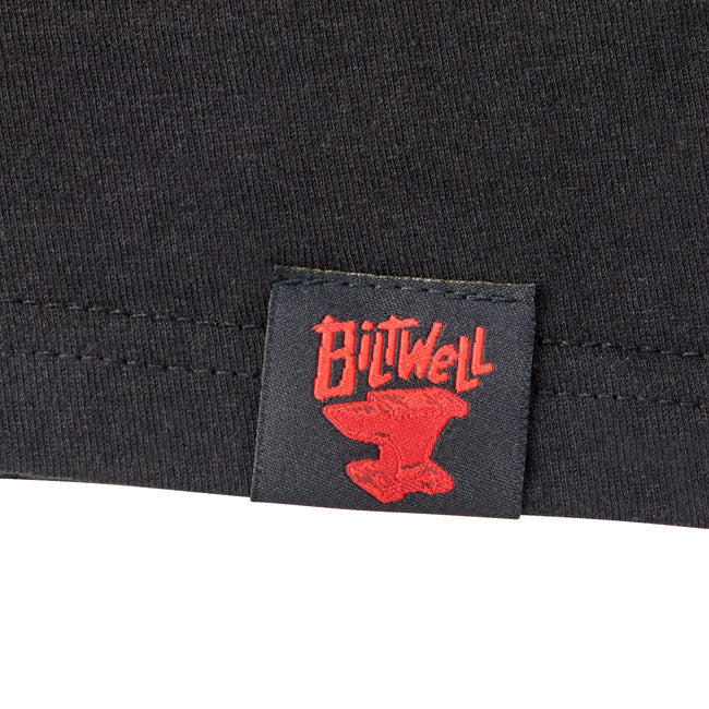 Biltwell Left turn long sleeve t-shirt black T-SHIRTS LONG SLEEVE Biltwell