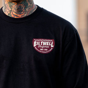Biltwell Left turn long sleeve t-shirt black T-SHIRTS LONG SLEEVE Biltwell