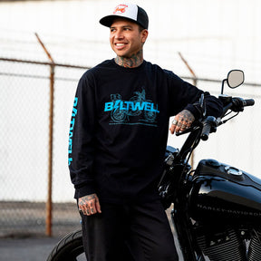 Biltwell ADVXL long sleeve t-shirt black T-SHIRTS LONG SLEEVE Biltwell