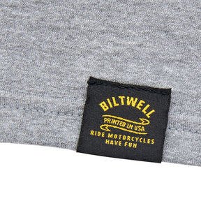 Biltwell Tiger long sleeve graphite T-SHIRTS LONG SLEEVE Biltwell