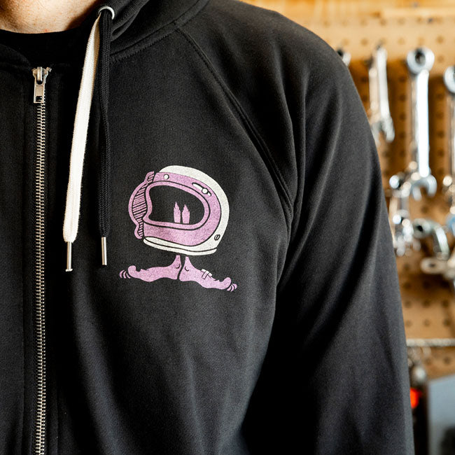 Biltwell Shorty zip hoodie black HOODIES Biltwell