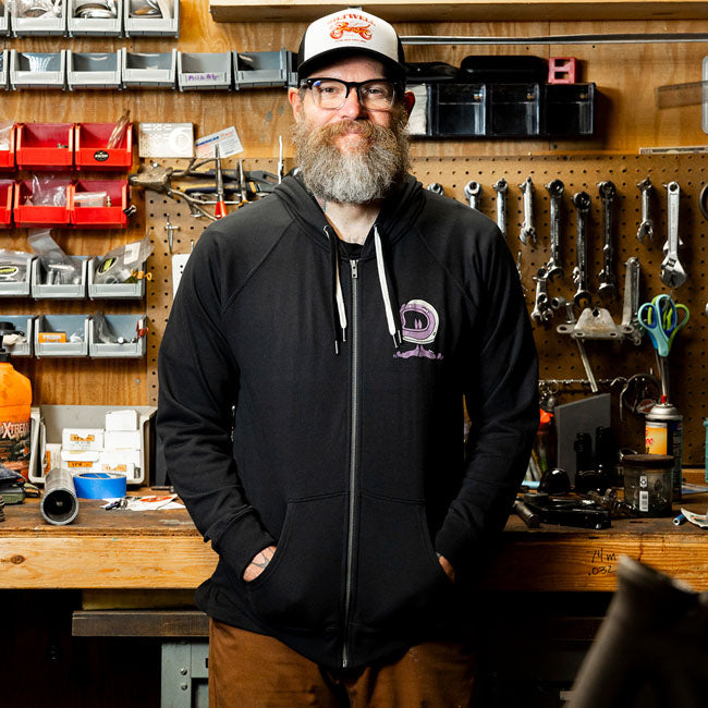 Biltwell Shorty zip hoodie black HOODIES Biltwell