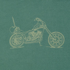 Biltwell Pan hoodie green HOODIES Biltwell