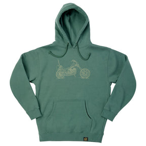 Biltwell Pan hoodie green HOODIES Biltwell