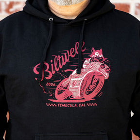 Biltwell Fast Cat hoodie black HOODIES Biltwell