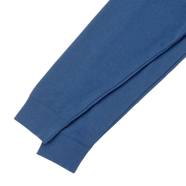 Biltwell Anvil zip hoodie blue HOODIES Biltwell
