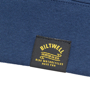 Biltwell Anvil zip hoodie blue HOODIES Biltwell