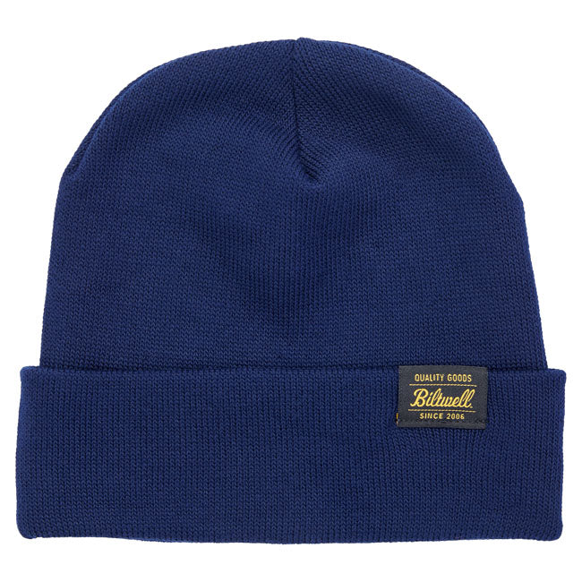 Biltwell Goods beanie navy BEANIES Biltwell