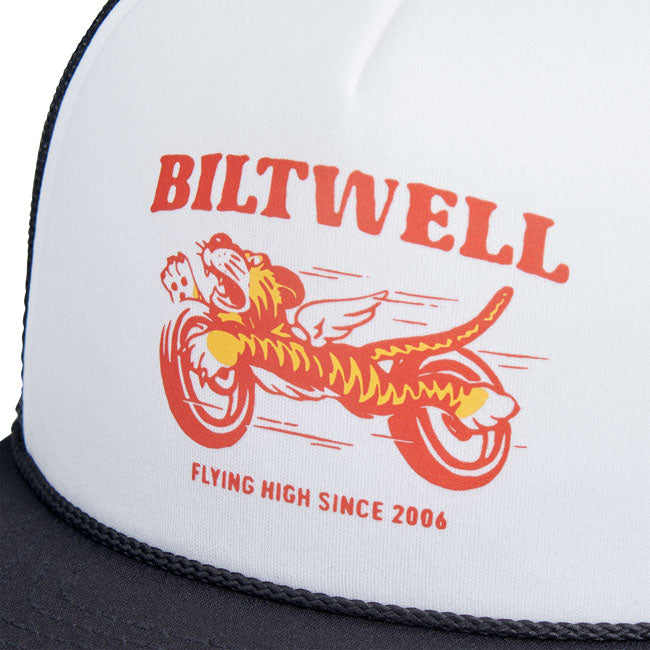 Biltwell Tiger trucker cap black/white CAPS Biltwell