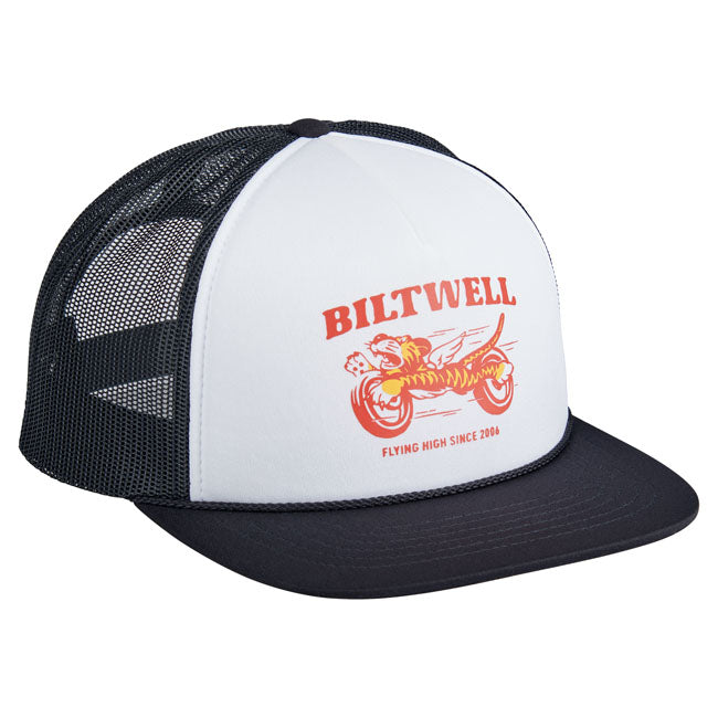 Biltwell Tiger trucker cap black/white CAPS Biltwell