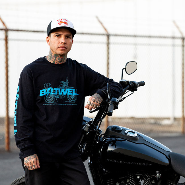 Biltwell Tiger trucker cap black/white CAPS Biltwell