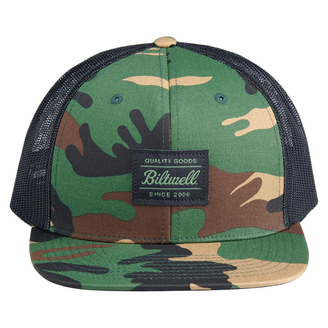 Biltwell Woodland trucker cap camo CAPS Biltwell
