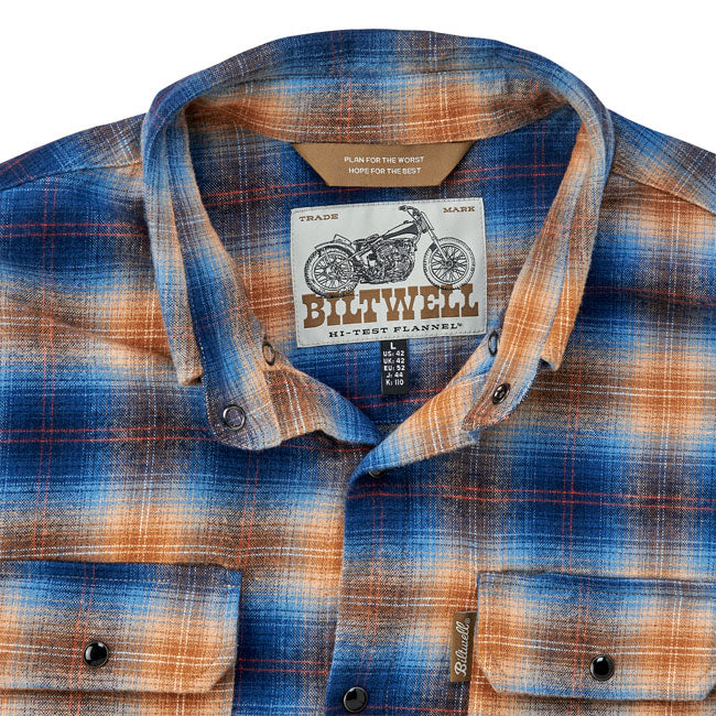 Biltwell HI Test Flannel shirt baja SHIRTS Biltwell