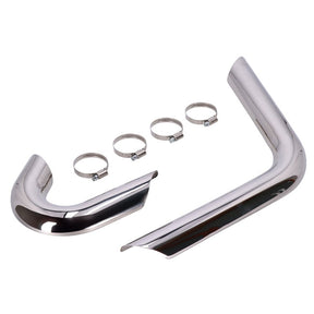 Malparidos, heat shields. Stainless steel. Polished EXHAUST HEAT SHIELDS Malparidos