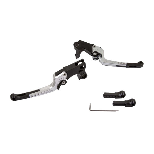 Rick's Motorcycles Lever Kit Adjstbl Pair Good Gu Clutch/Brake Levers Rick's Motorcycles