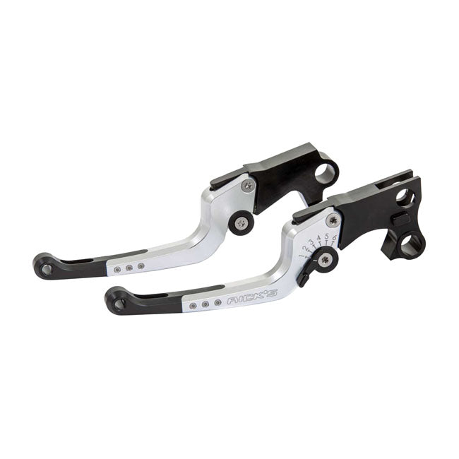 Rick's Motorcycles Lever Kit Adjstbl Pair Good Gu Clutch/Brake Levers Rick's Motorcycles