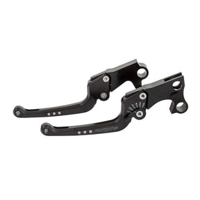 Rick''s Motorcycles, Good Guys brake & clutch lever set Black CLUTCH/BRAKE LEVERS Rick''S Motorcycles