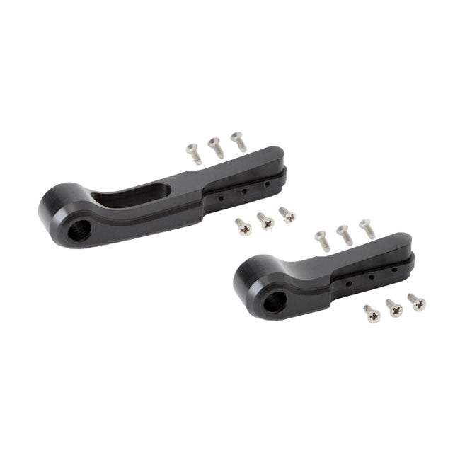 Rick''s Motorcycles, Good Guys brake & clutch lever set Black CLUTCH/BRAKE LEVERS Rick''S Motorcycles