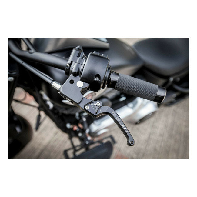 Rick''s Motorcycles, Good Guys brake & clutch lever set Black CLUTCH/BRAKE LEVERS Rick''S Motorcycles