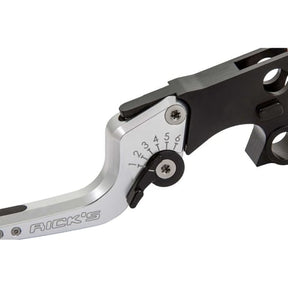 Rick's Motorcycles Adjustable Lever Good Guys Brake And Clutch Kit, Black & Silver