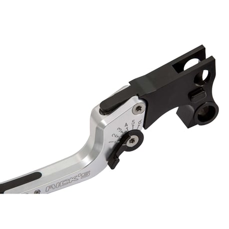 Rick's Motorcycles Adjustable Lever Good Guys Brake And Clutch Kit, Black & Silver