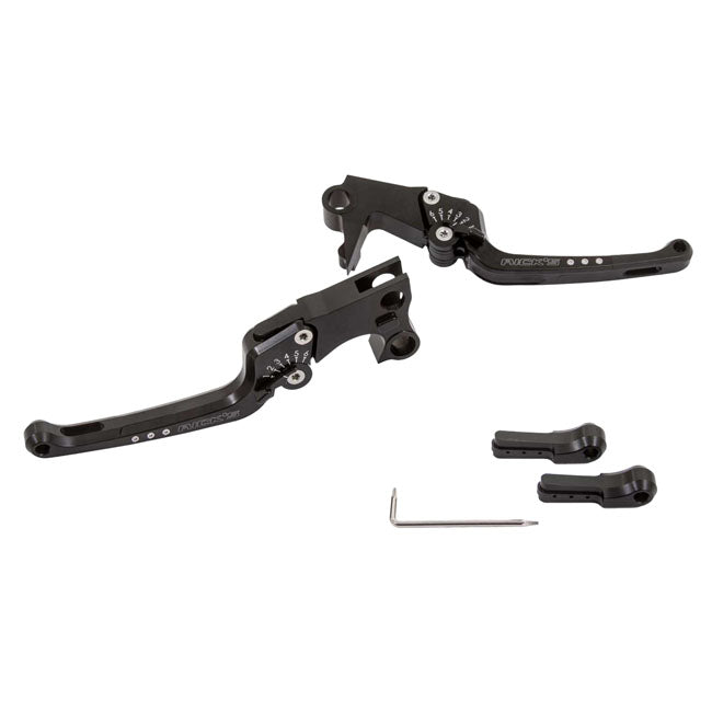 Rick''S Motorcycles, Good Guys Brake & Clutch Lever Set Black Clutch/Brake Levers Rick's Motorcycles
