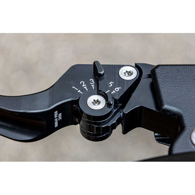 Rick''S Motorcycles, Classic Brake & Clutch Lever Set. Black Clutch/Brake Levers Rick's Motorcycles
