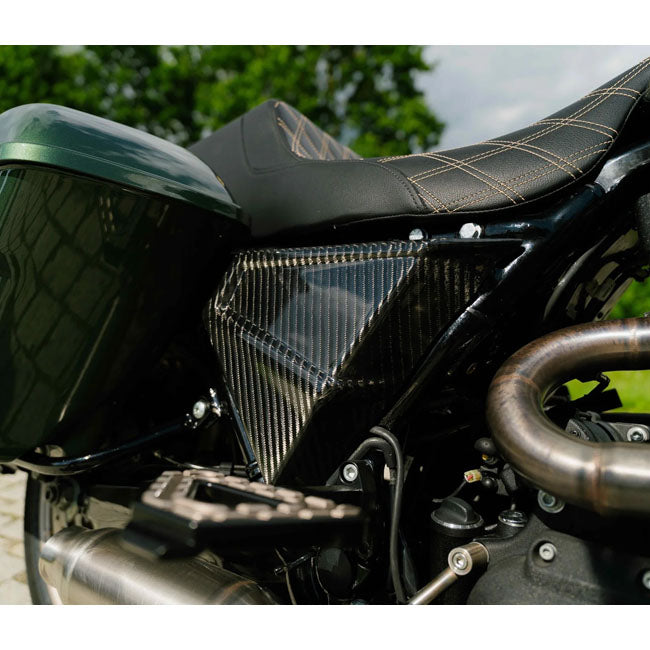 Carbon Fiber FXR Style Side Cover Set - 14-23 Touring Side Cover Tommy & Son$